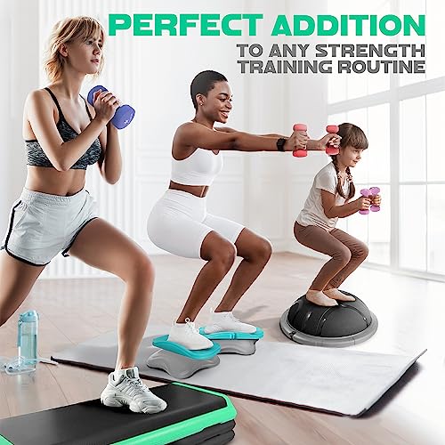 Yes4All Neoprene Dumbbells Set of 1-Pair: 5 lbs (10 lbs Total) - ²DXD3Z, B1-Dark Green-5 lbs (Pair)
