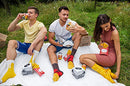 Rainbow Socks - Men Women Funny Meal Socks Box - 5 Pairs - Burger Fries Bier - Size S/M ( AU Woman 5-9 / Man 3-7)