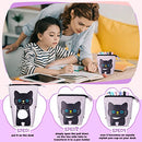 Chinco 400 Pcs Cute Cat Stationery Set Cartoon Kawaii Stationary Girls & Boys School Supplies Including Gel Ink Pens Sticky Memos Notes Telescopic Pencil Pouch Bag Tapes Album Sticker (Cool Style)