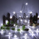 ALL FORTUNE Star String Lights, Cool White 20 LED Exploding Star Burst Fairy Lights Battery Operated for Bedroom, Christmas Decorations Indoors, Holiday Decoration, Wedding, Classroom Lights