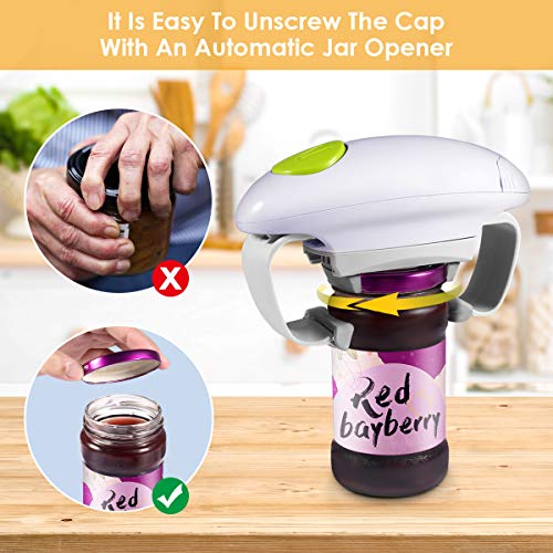 (US.Jar opener) - Zomma Automatic Jar Opener, Restaurant Jar Opener, Electric Jar Opener Chef's Best Choice