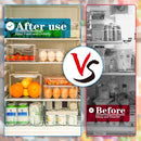 Fridge Clear Organizer Bins Stackable - 10 Pack Refrigerator Organizer Bins with Lids, BPA-Free Produce Fruit Storage Containers for Storage Clear for Food, Drinks, Vegetable Storage