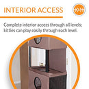 K&H Pet Products Hangin' Feline Funhouse Cat Furniture Tan Small 70 X 22 X 12 Inches