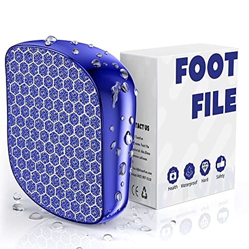 Hypoallergenic Glass Foot Rasp File and Callus Remover with Glass-Etching  Technology for Dry or Wet Feet (Irritation-Free Pedicure Tools, Pedi/Feet