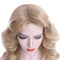 STfantasy 1920s Wig for Women Mid Long Wave Blonde Hair Natural Wig Women Daily Costume Cosplay Party