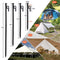 Tent Stakes, 4/8/12/16 Pack 8/10/12/16in Tent Stakes Heavy Duty with Storage Bag, Forged Steel Tent Pegs for Camping Unbreakable and Inflexible (4pcs 8in Stakes)
