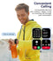 LIGE Smart Watch Men Women Bluetooth Phone Call for Android iOS Sport Fitness Activity Tracker Male Smartwatch 1.83" Square Screen Heart Rate Sleep Monitor Black Silicone Couple Gents Smartwatch
