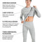 Men’s Thermal Underwear Fleece Lined Base Layer Long Johns Set Top and Bottom Winter Sports Suits