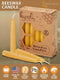 Hyoola 4 Inch Beeswax Candles 12 Pack Yellow