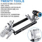 Kadacha 20-in-1 Bicycle Multifunction Tool with CO2 Inflator - Compact and Lightweight Multitool Kit for Road and Mountain Bikes - Includes Hex, Torx, Screwdriver and Chain Tool.