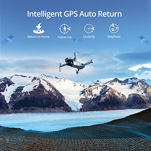Potensic ATOM SE GPS Drone With 4K EIS Camera, Under 249g, 31 Mins Flight, 4KM FPV Transmission, Max Speed 16m/s, Auto Return, Lightweight and Foldable Drone for Adults