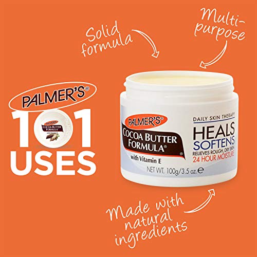 Palmer's Cocoa Butter Formula Daily Skin Therapy Solid Lotion with Vitamin E, Body Moisturizer for Extremely Dry Skin, Softens and Soothes, 7.25 Ounces (Pack of 3)