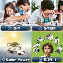 REMOKING 6 in 1 Space Solar Robot Kit,STEM Projects for Kids Age 8-12,DIY Educational Building Science Experiment Kit,Engineering Kit for 8 9 10 Year Old Teen Boys Girls Christmas Birthday Gifts