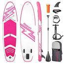 Premium Inflatable Stand Up Paddle Board (6 inches Thick) with Durable SUP Accessories & Carry Bag | Wide Stance, Surf Control, Non-Slip Deck, Leash, Paddle and Pump , Standing Boat for Youth & Adult
