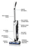 Hoover ONEPWR Evolve Pet Cordless Vacuum, Low Noise, Rechargeable, Strong Suction Deep Cleans Carpet, Hard Floor Pet, Hair, Car, White