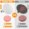HULISEN Stainless Steel Burger Press, Heavy Weight Smashed Burger Press, Grill Press with Heat Resistant Wood Handle, 6 Inch Burger Smasher, BBQ Griddle Accessories for Bacon Hamburger Steak Meat