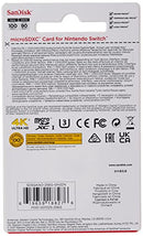 SanDisk Nintendo-Licensed Memory Card for Nintendo Switch MicroSDXC, 256GB, Up to 100MB/s, Red