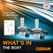 OSRAM LEDriving XTR, ≜H4 LED headlight lamps, cool white LED light, off-road only, 64193DWXTR, folding box (2 lamps)