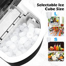 ADVWIN Self-Cleaning Ice Maker, 2.2L Countertop Ice Maker Machine Suitable for Home Bar - Black