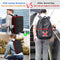 ZINZ Slim & Expandable Laptop Backpack Water Resistant School Travel Compatible with All Model MacBook Air/Pro 13-14 inch XPS 13 Surface 13.5'' and Most NoteBooks,Black Red, Black