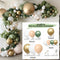 Olive Green Balloon Garland Arch Kit, 152Pcs DIY Party Decorations Balloons Set,White Chorme Gold Balloons Set Party Supplies for Baby Shower Wedding Birthday Anniversary Party