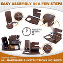 Wood Phone Docking Station Ash Key Holder Wallet Stand Watch Organizer Men Gift Birthday Nightstand Purse Tablet Watch