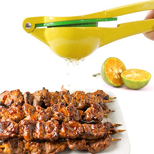 Chefs Choice Lemon Lime Juice Squeezer Manual Citrus Press – When Life Gives You Lemons Get Zesty - Stainless Steel Premium Manual Fruit Mexican Elbow – Easy to Use, Bonus Recipe Guide by Mobi Lock