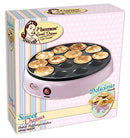 Bestron Poffertjes Retro Design Mini Waffle Pancake Maker with Non-Stick Coating Sweet Dreams 800 W Pink