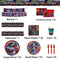 Huggy-Wuggy 72 Pieces Children's Birthday Party Decoration, Poppy Playtime Party Tableware, Includes Plate Banner Napkins Paper Cups Tablecloths, Suitable for Decoration of Children's Birthday Parties