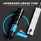 Necomi LED Torch Rechargeable Flashlight with High Lumens, IPX6 Waterproof 10000 Lumen Super Bright Handheld Torches, 7 Modes with COB Work Light, Powerful Handheld Flashlight for Camping, Hiking