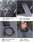 【IP68 Waterproof】BigBlue 200W Portable ETFE Solar Panels with MC4 Connector, 52.8V SolarPowa 200 Solar Charger with Kickstands for Camping, RV; Fast Charge Cellpowa 2500 and Other Brand Power Station