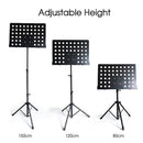 Adjustable Music Stage Stand Heavy Duty Metal Music Sheet Conductor Folding