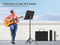 elitehood 72inch Heavy Duty Music Stand with Phone Holder, Foldable Music Stand for Sheet Music with Carrying Bag, Ultra-Stable Music Stand Suitable for Instrumental Performance & Band & Travel