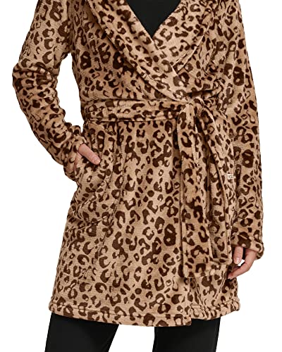 UGG Women's Miranda Robe, Live Oak Leopard, M