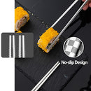 5 Pairs 316L Stainless Steel Chopsticks-Reusable Chopsticks Dishwasher Safe, 23.8cm/9.37inch Matte Non-Slip Family/ Hotel/ Restaurant Japanese Chop Sticks, Christmas & New Year Chopstick Gift