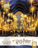 USAopoly Harry Potter Great Hall 1000 Piece Jigsaw Puzzle | Artwork from Harry Potter Films Featuring Hogwarts Great Hall | Official Collectible Harry Potter Merchandise Multicolor