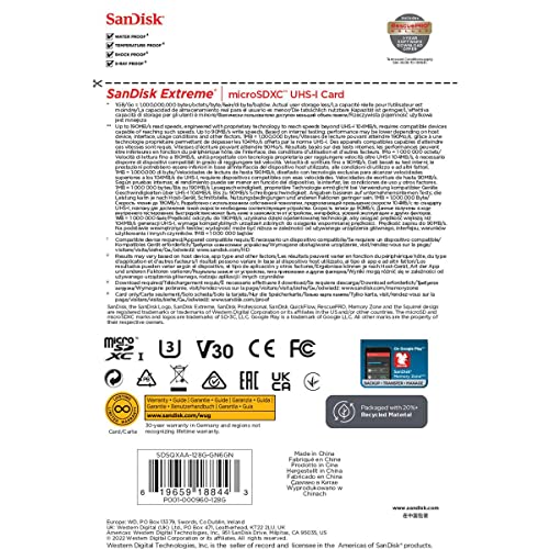 SanDisk 128GB Extreme microSDXC Card