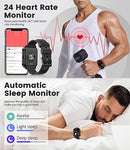 LIGE Smart Watch for Women Men,Smart Watch (Answer/Make Call),2023 Newest 1.83 Inch Fitness Tracker,Heart Rate/Sleep Monitor/Pedometer/Calories,Multiple Sports Modes,Waterproof Fitness for Android iOS