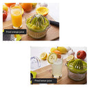 4 in 1Multi-Function Manual Juicer, Citrus Lemon Orange Hand Squeezer Egg Separator with 2 Anti-Slip Reamers, Strainer, Grater and Measuring Cup (13OZ)