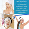 Spa Facial Headband Whaline Head Wrap Terry Cloth Headband 4 counts Stretch Towel with Magic Tape for Bath, Makeup and Sport (White)