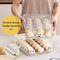 Egg Holder - Auto Rolling Egg Holder for Refrigerator Large Capacity Eggs Container Tray Fridge Organiser, Egg Dispenser Fridge Kitchen Storage & Organisation