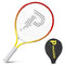 PIKASEN 17" Kids Tennis Racket Best Starter Kit for Kids Age 4 and Under with Shoulder Strap Bag and Mini Tennis Racket Toddler Tennis Raquet (Yellow)