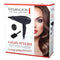 Remington Salon Stylist Hair Dryer, AC4000AU, 2300W Salon Motor (AU Plug), Ceramic Infused with Keratin & Argan, Ionic Technology Prevents Frizz, Includes Diffuser & Brush, Black