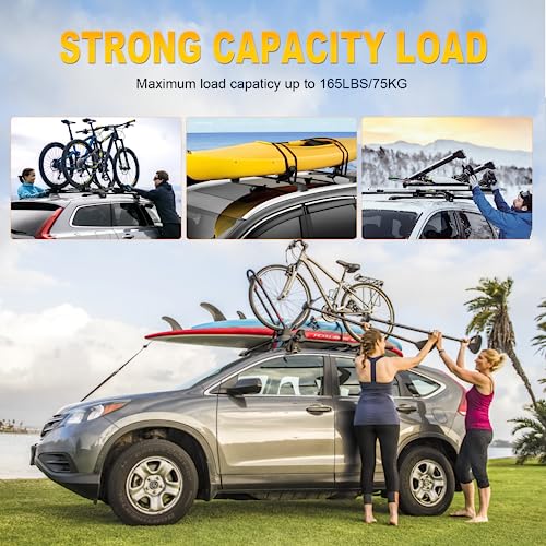 OCPTY Roof Rack Cross Bars Fit for Honda CRV 2017 2018 2019 2020 2021 2022 Cargo Bars for Cargo Carrier Bag Luggage Kayak Canoe Bike Snowboard Skiboard