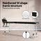 Zenses Massage Table 75cm Portable 2 Fold Aluminium Beauty Bed Black