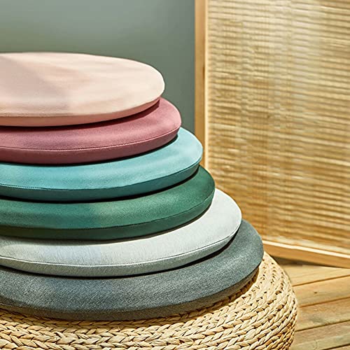 Dining Chair Cushions 18x18, Single Outdoor Dining Chair Cushion, Kitchen Chair Cushions Non Slip Round, All Seasons Chair Pads, Anti-Deformation Memory Foam Seat Cushion Dark Grey