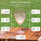 KOMOREBI Shatterproof Acrylic Wine Glasses - Unbreakable Plastic Goblets, BPA-Free & Drop-Proof Glassware - Elegant Drinkware for Indoor & Outdoor Use - 14oz, Set of 4 (Pale Pink)