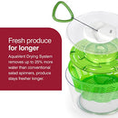 Zyliss Easy Spin Salad Spinner, 4-6 Servings, Green