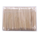 Warm Girl 100pcs Orange Wood Stick Cuticle Pusher Remover Nail Art Manicure Pedicure Tool