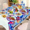 Pusuanzi Sonic Birthday Party Set, 95-Piece Sonic 2 Paper Plates Children's Birthday Party Tableware - Banners, Balloons, Tablecloth, Paper Plates, Napkins, Paper Cups, Straws, Invitation Card